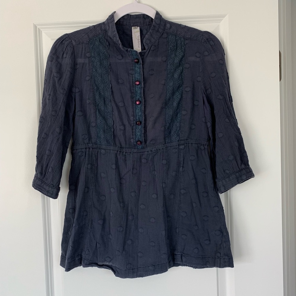 Fossil boho style top. Size Small